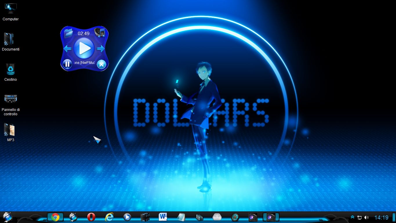 Blue Mini Player